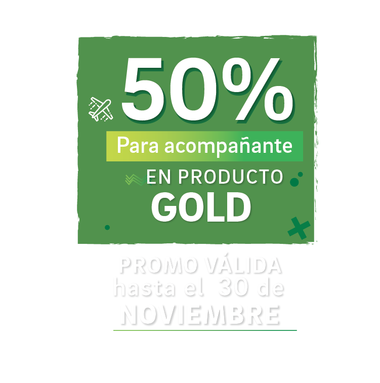 50%Off Acompanante Gold